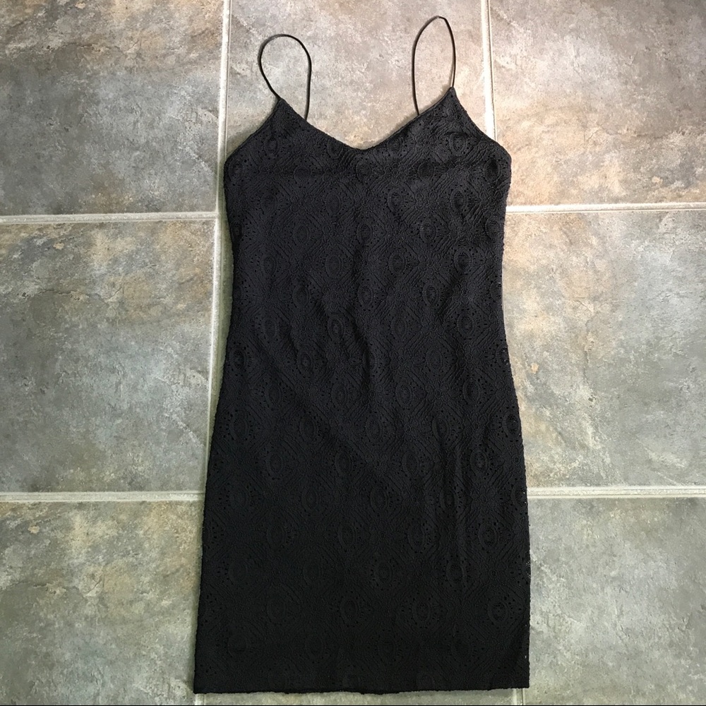 Forever 21 Black Lace Mini Dress